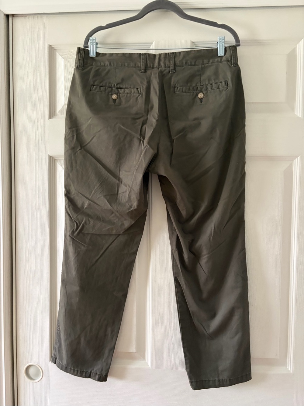 GAP Women's Olive Girlfriend Khakis Pants - Picture 2 of 5